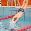 Schwimmer Schwimmer im Wasser