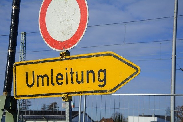 Umleitungsschild