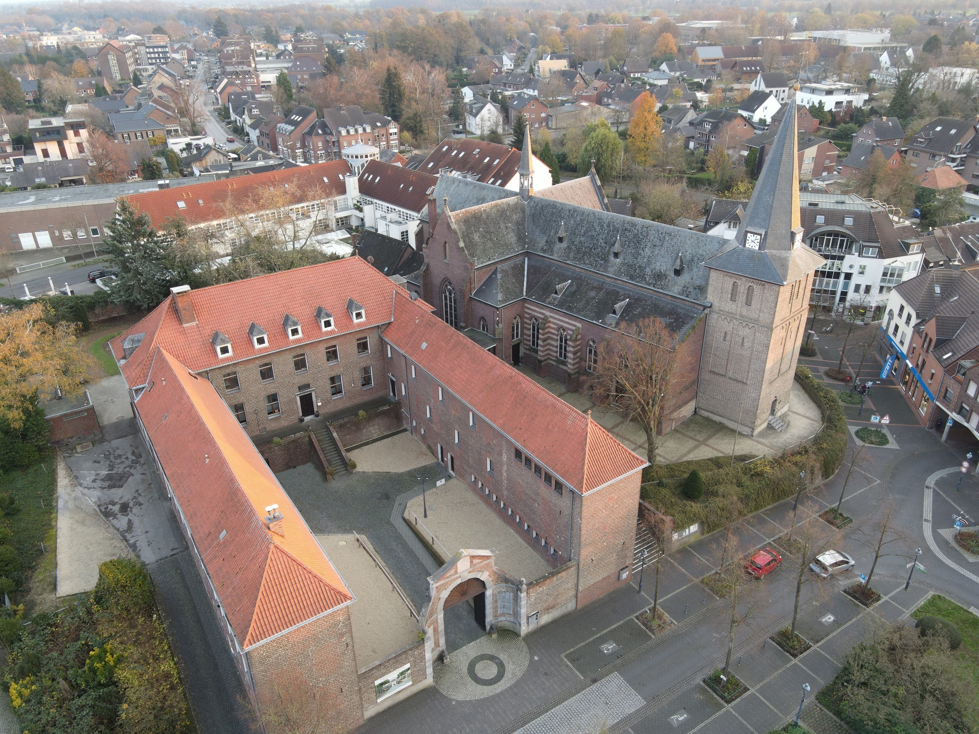 Luftaufnahme vom Kloster Luftaufnahme vom Kloster