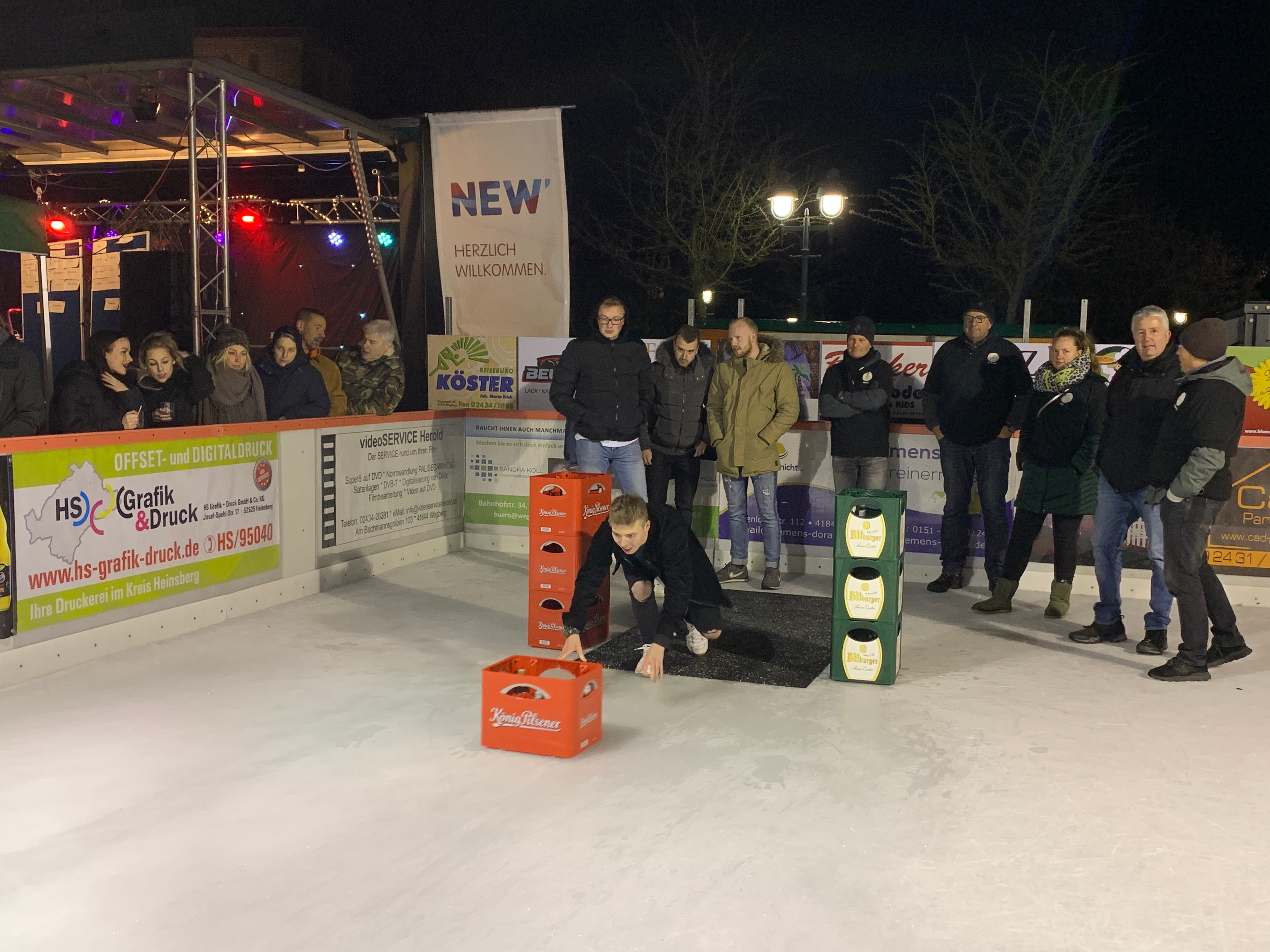 Bierkasten Curling