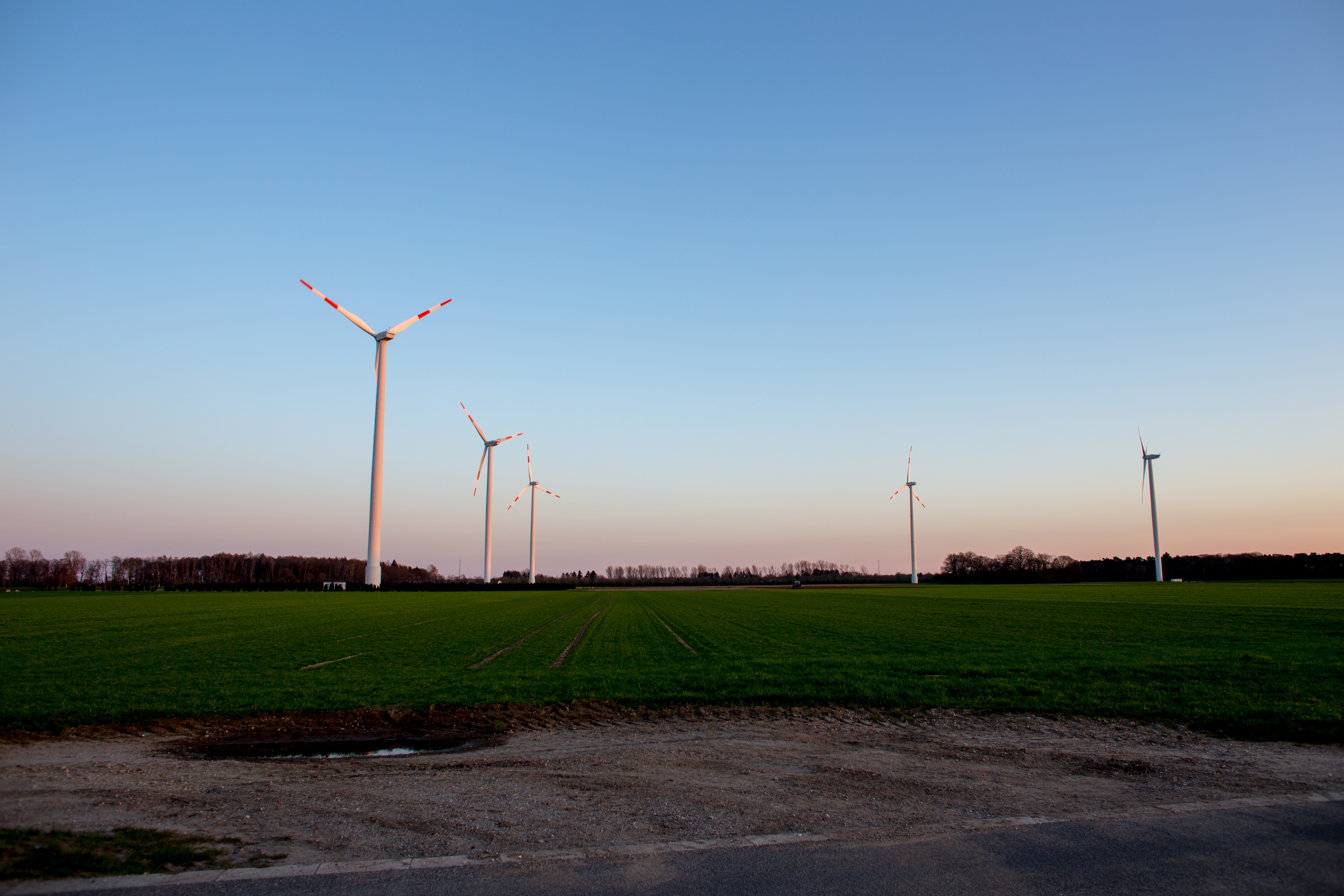 Windräder im Panorama